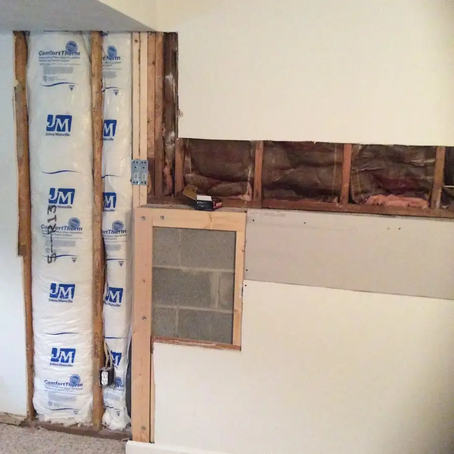 Wall insulation replacement during Odor Removal & Deodorization in Baraboo